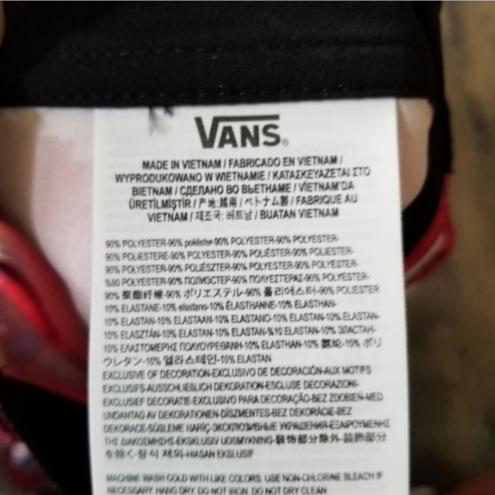Vans HAWAII FLORAL Men 34 inch BOARDSHORTS Swim Trunks Red 042025 - Picture 7 of 7